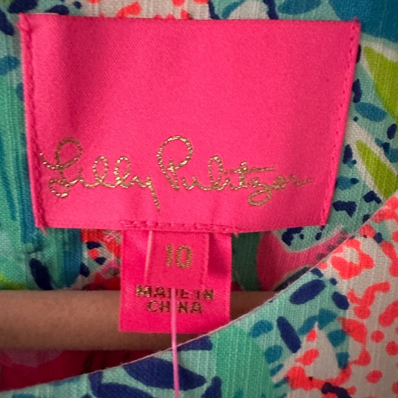 NWT Lilly Pulitzer Mila Shift Dress Size 10 - Picture 3 of 4